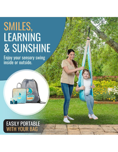 Columpio Sensorial QLE Doble Capa 139,7x154,9 cm 300 kg