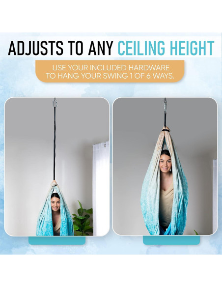 Columpio Sensorial QLE Doble Capa 139,7x154,9 cm 300 kg