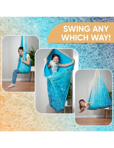 Columpio Sensorial QLE Doble Capa 139,7x154,9 cm 300 kg