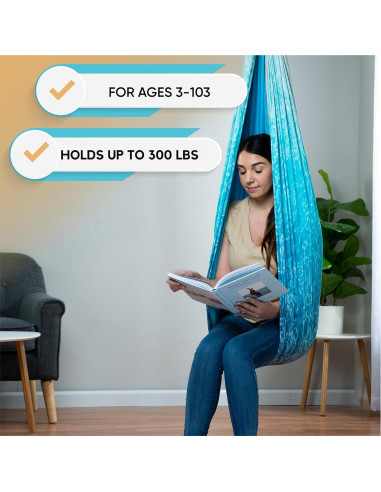 Columpio Sensorial QLE Doble Capa 139,7x154,9 cm 300 kg