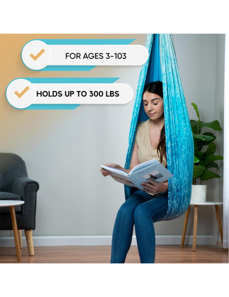 Columpio Sensorial QLE Doble Capa 139,7x154,9 cm 300 kg