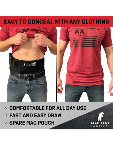 Faja de Cintura Bear Armz Tactical Neopreno Ajustable 42cm