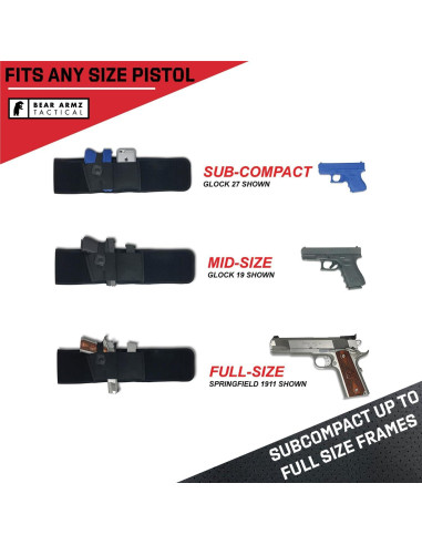 Faja de Cintura Bear Armz Tactical Neopreno Ajustable 42cm