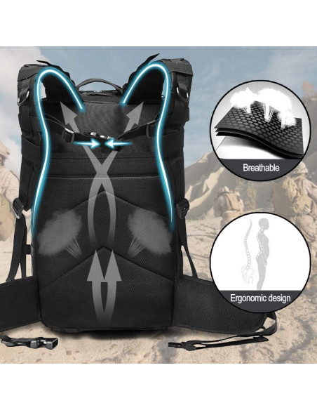 Mochila Táctica EMDMAK 42L Resistente y Cómoda