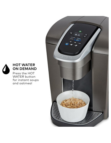 Cafetera Keurig K-Elite 1 Porción Pizarra Cepillada 8-12oz