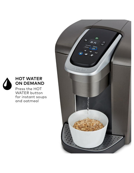 Cafetera Keurig K-Elite 1 Porción Pizarra Cepillada 8-12oz