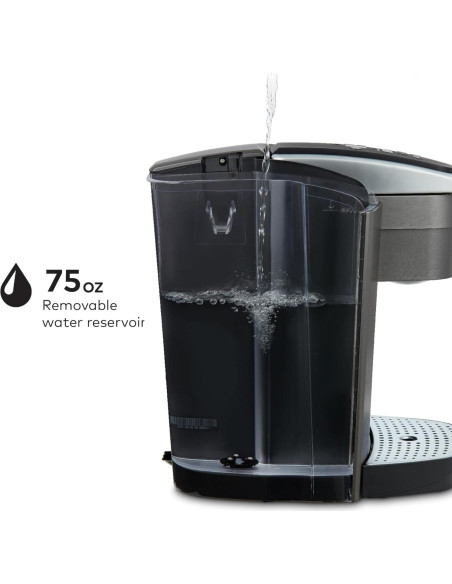 Cafetera Keurig K-Elite 1 Porción Pizarra Cepillada 8-12oz