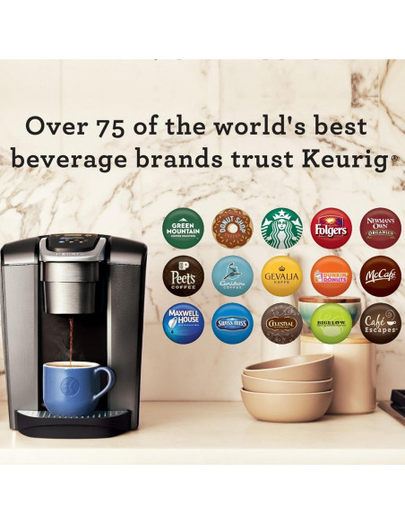 Cafetera Keurig K-Elite 1 Porción Pizarra Cepillada 8-12oz