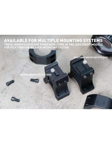 Anillas de Precisión Monstrum 1" Diámetro 2,03 cm Altura