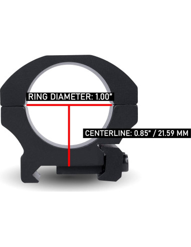 Anillas de Precisión Monstrum 1" Diámetro 2,03 cm Altura