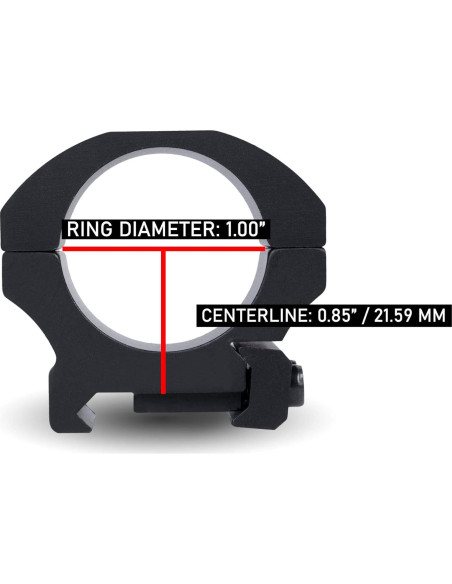 Anillas de Precisión Monstrum 1" Diámetro 2,03 cm Altura
