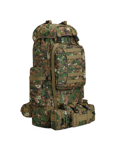 Mochila de Camping King'sGuard 100L Impermeable Camo