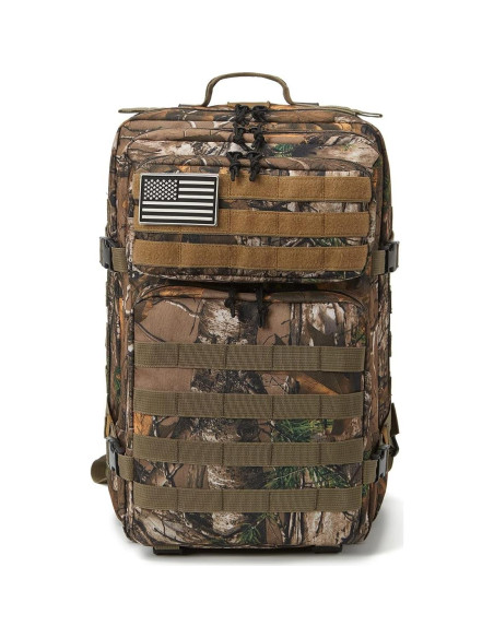 Mochila Táctica QT&QY 45L Camuflaje Árbol Impermeable