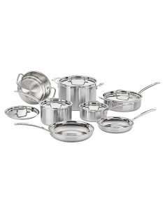 Juego de Utensilios de Cocina Cuisinart 12 Piezas Acero Inoxidable