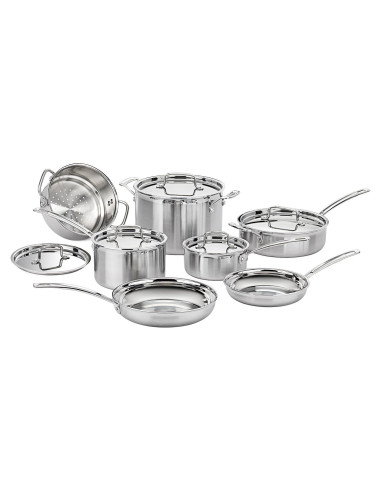 Juego de Utensilios de Cocina Cuisinart 12 Piezas Acero Inoxidable