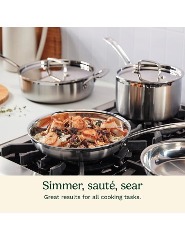 Juego de Utensilios de Cocina Cuisinart 12 Piezas Acero Inoxidable