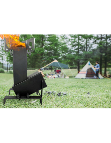 Estufa de Cohete Plegable StarBlue 7.91 kg Ideal Camping