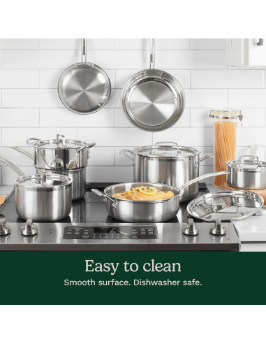 Juego de Utensilios de Cocina Cuisinart 12 Piezas Acero Inoxidable