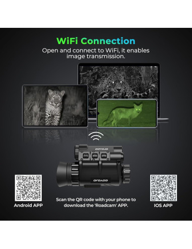 Gafas de Visión Nocturna GOYOJO NVG20 4X HD para Caza