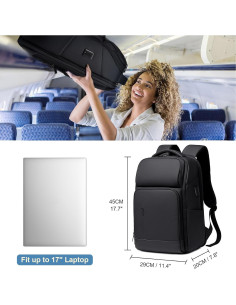 Mochila FENRUIEN para Laptop 17" Resistente al Agua 2