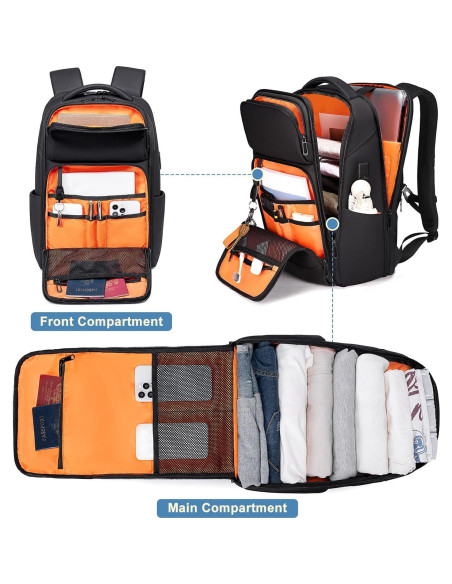 Mochila FENRUIEN para Laptop 17" Resistente al Agua