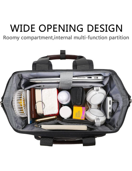 Mochila FALANKO para Laptop 15.6" Negra Resistente al Agua