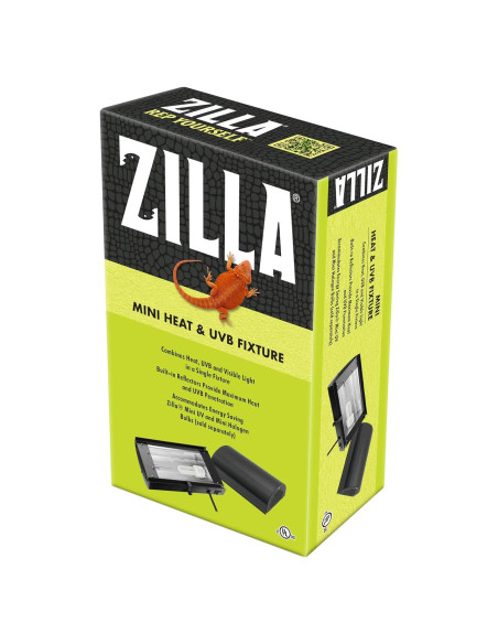 Fijación Mini de Calor y UVB Zilla para Terrario Reptil