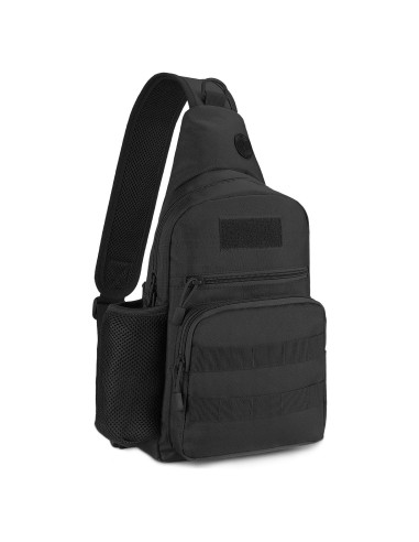 Bolsa Táctica Militar BAIGIO Negra 21x7.5x40 cm