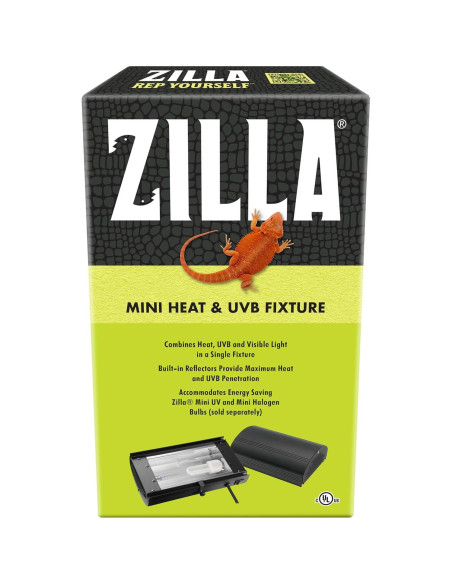 Fijación Mini de Calor y UVB Zilla para Terrario Reptil