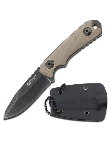 Cuchillo Táctico MTech USA MT-20-30, Hoja 5 cm, Mango G10