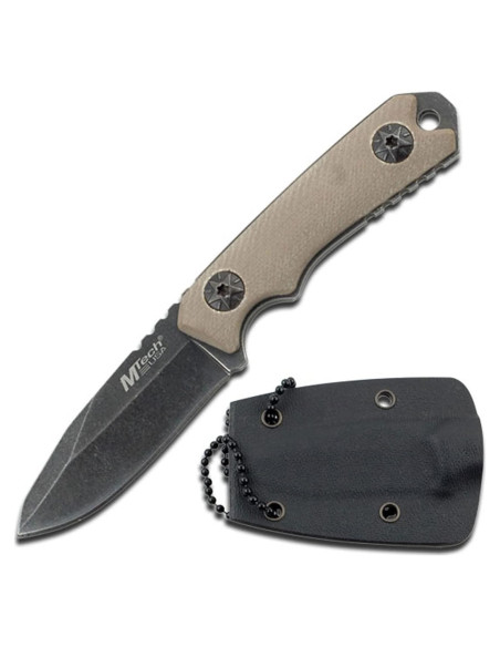 Cuchillo Táctico MTech USA MT-20-30, Hoja 5 cm, Mango G10