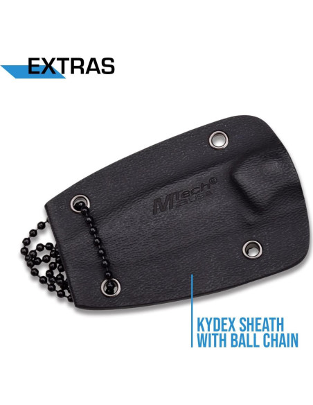 Cuchillo Táctico MTech USA MT-20-30, Hoja 5 cm, Mango G10