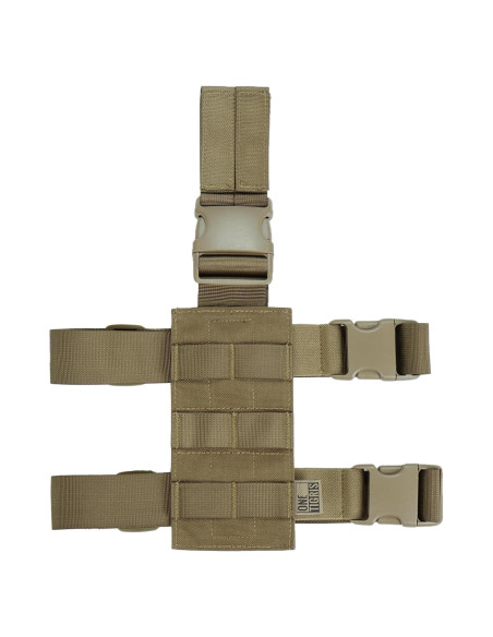 Panel Molle OneTigris para Pierna Ajustable 70 cm Marrón