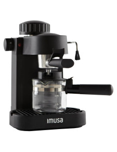 Cafetera Espresso IMUSA GAU-18202 4 Tazas Negra