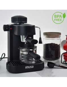 Cafetera Espresso IMUSA GAU-18202 4 Tazas Negra 2