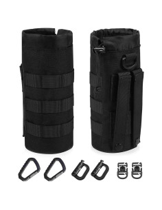 Soporte Táctico para Botella de Agua ANJINU Molle Negro