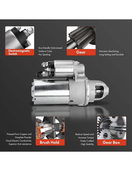 Motor de arranque A-Premium para Ford 3.0L 2005-2007