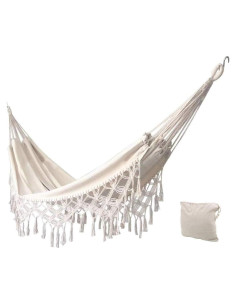 Hamaca de Patio Kereith Home Doble Algodón 1.52m 181kg