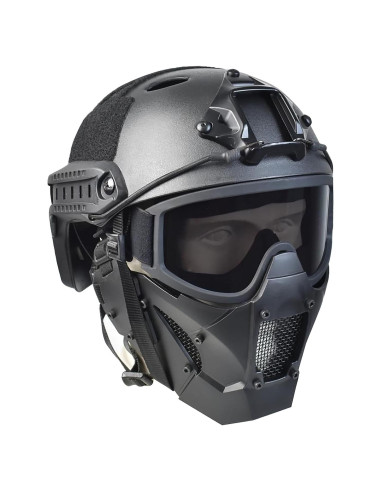 Máscara Táctica Hdlsina HL-09 con Casco y Gafas Antivaho