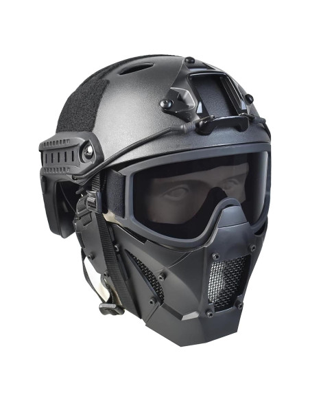 Máscara Táctica Hdlsina HL-09 con Casco y Gafas Antivaho