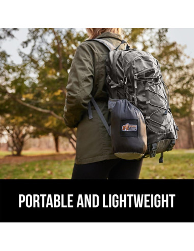 Hamaca Portátil Gorilla Grip 3,05x1,98m Soporta 226kg