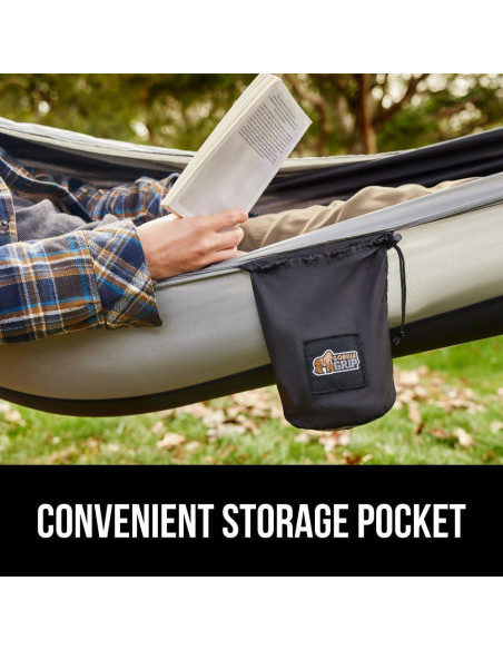 Hamaca Portátil Gorilla Grip 3,05x1,98m Soporta 226kg