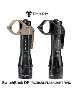 Anillo de linterna Thyrm SwitchBack DF Negro para SureFire 2