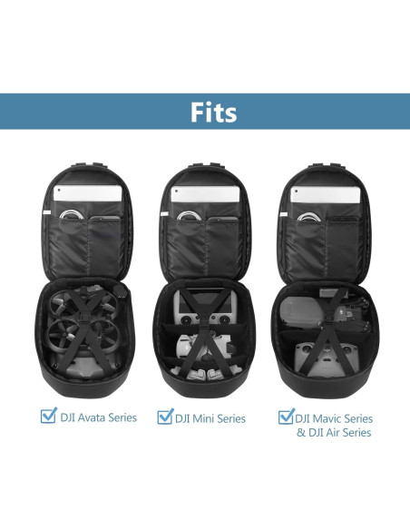 Mochila de Transporte JSVER para DJI Mini y Mavic 1 - Impermeable