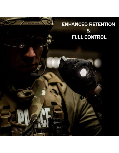 Anillo de linterna Thyrm SwitchBack DF Negro para SureFire