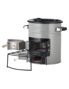 Estufa Cohete EcoZoom Versa Doble Combustible 6,44 kg