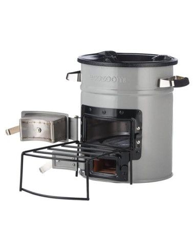 Estufa Cohete EcoZoom Versa Doble Combustible 6,44 kg