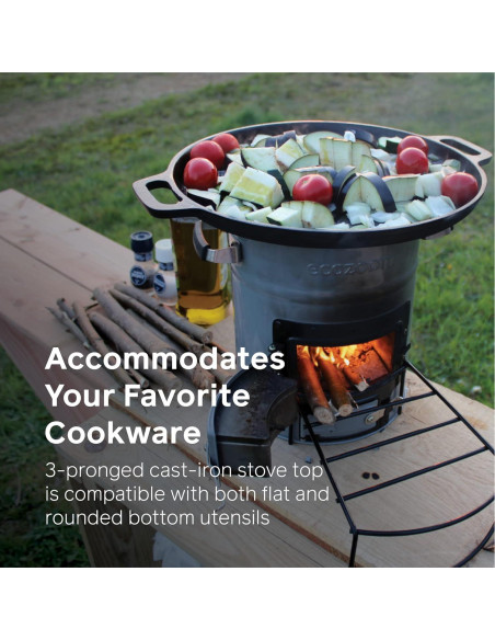 Estufa Cohete EcoZoom Versa Doble Combustible 6,44 kg