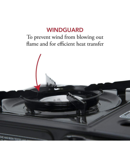 Estufa Portátil de Butano Gas One GS-1000G 7650 BTU