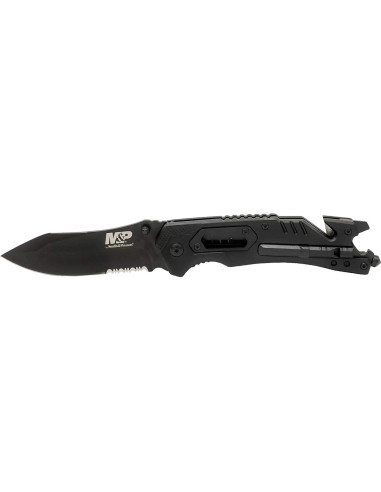 Cuchillo Plegable Smith & Wesson 21.6cm con Hoja Serrada